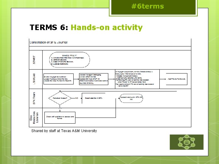 TERMS 6: Hands-on activity Shared by staff at Texas A&M University 