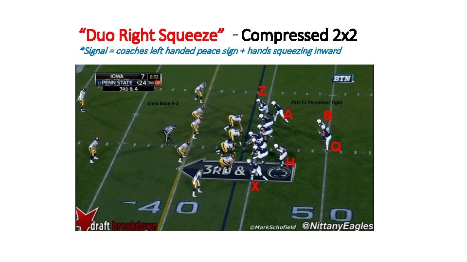 “Duo Right Squeeze” - Compressed 2 x 2 *Signal = coaches left handed peace “Duo Right Squeeze” - Compressed 2 x 2 *Signal = coaches left handed peace