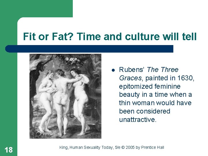 Fit or Fat? Time and culture will tell l 18 Rubens’ The Three Graces,