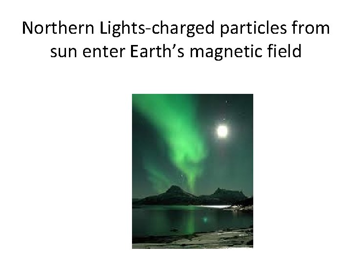 Northern Lights-charged particles from sun enter Earth’s magnetic field 