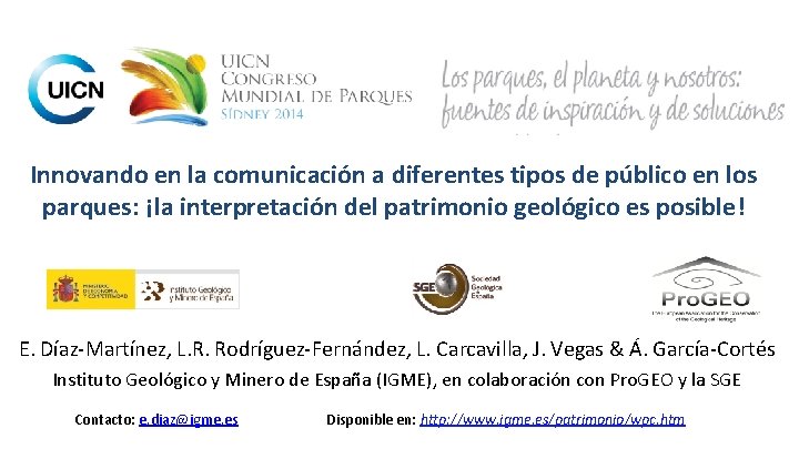 Innovando en la comunicación a diferentes tipos de público en los parques: ¡la interpretación