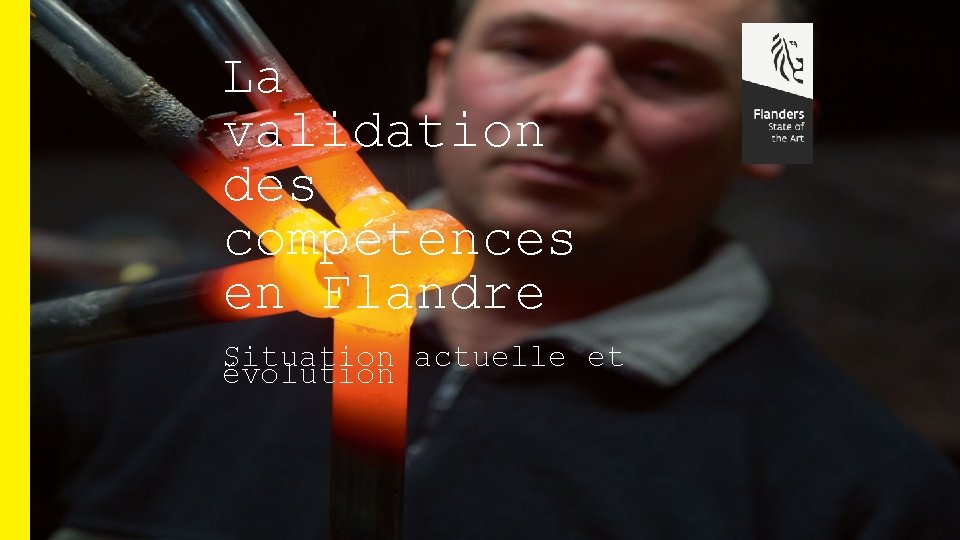 La validation des compétences en Flandre Situation actuelle et évolution 