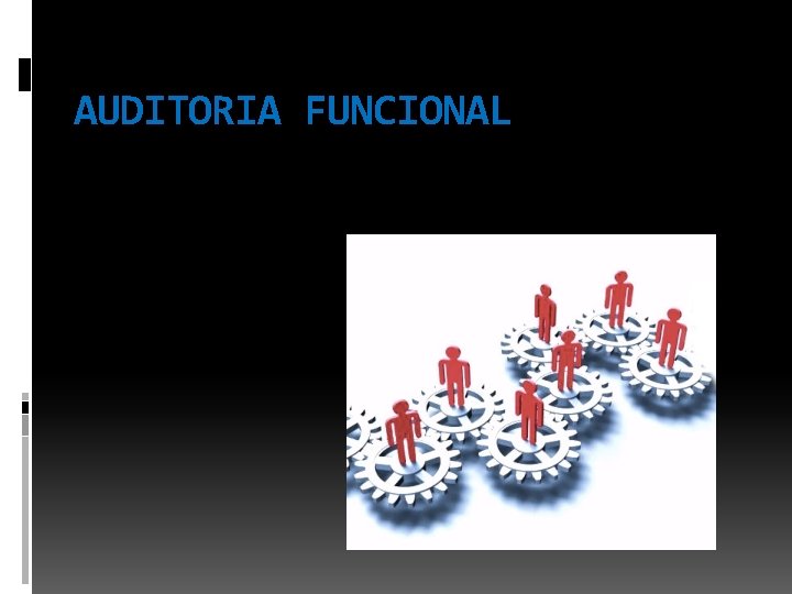 AUDITORIA FUNCIONAL AUDITORIA FUNCIONAL