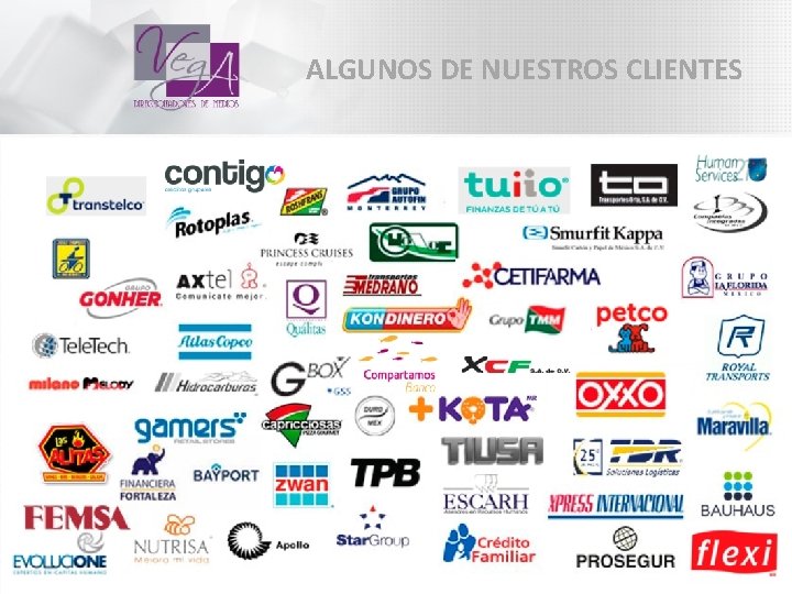 ALGUNOS DE NUESTROS CLIENTES 