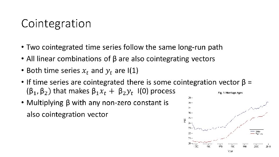 Cointegration • 