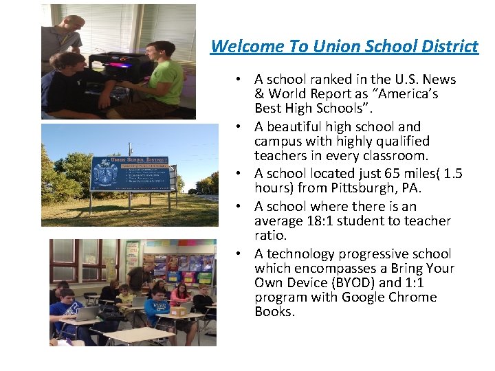 Welcome To Union School District • A school ranked in the U. S. News