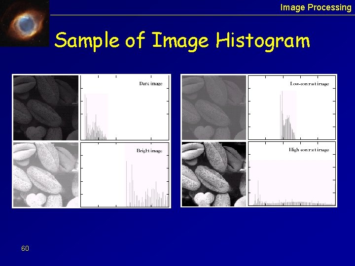 Image Processing Sample of Image Histogram 60 