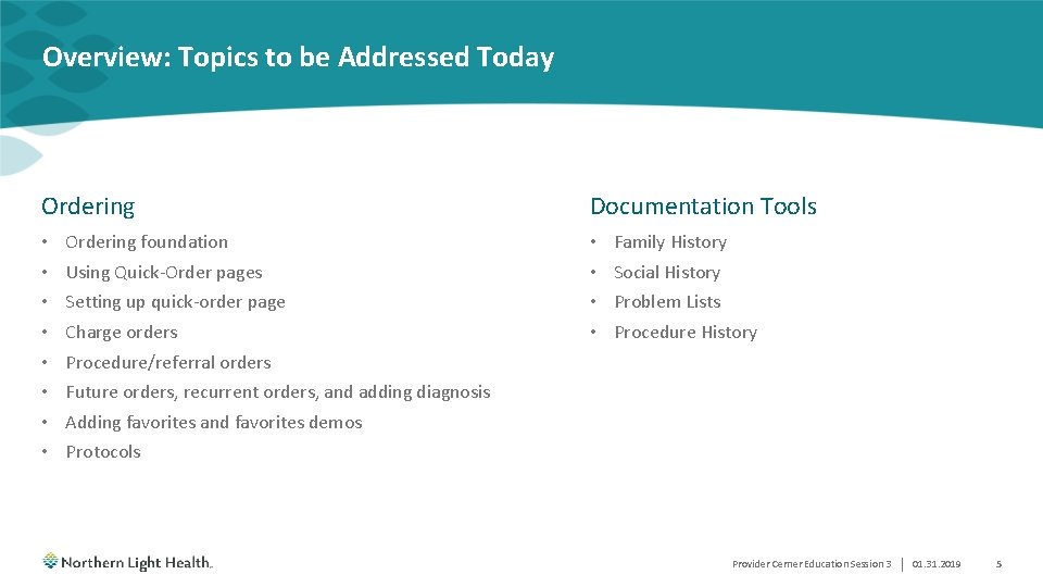 Overview: Topics to be Addressed Today Ordering • • Ordering foundation Using Quick-Order pages