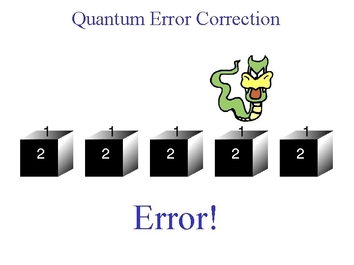 Quantum Error Correction Error! 