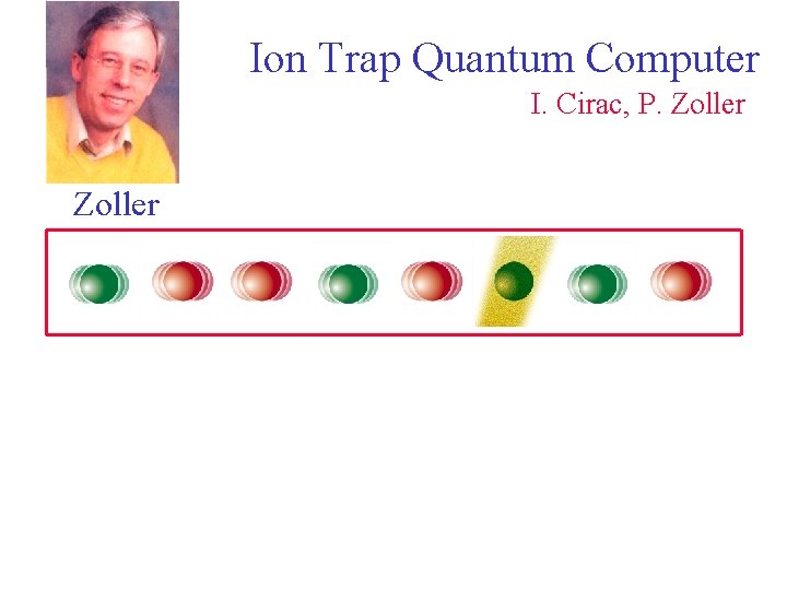 Ion Trap Quantum Computer I. Cirac, P. Zoller 