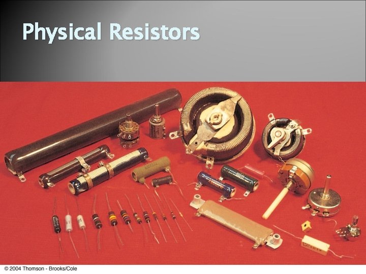 Physical Resistors 