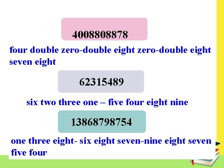 4008808878 four double zero-double eight seven eight 62315489 six two three one – five