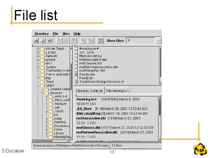 File list S. Ducasse 13 