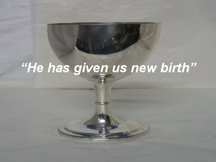 “He has given us new birth” 