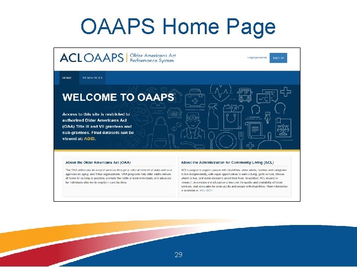 OAAPS Home Page 29 