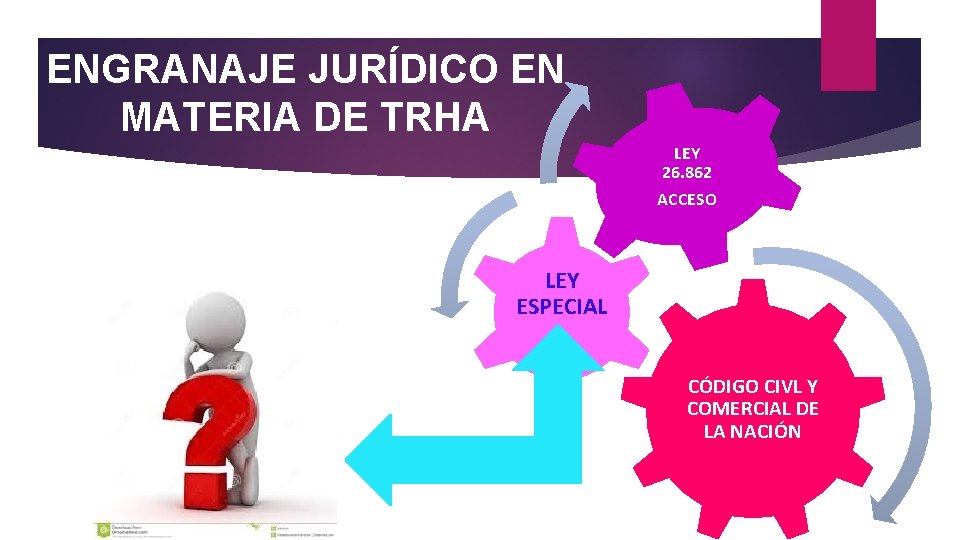 ENGRANAJE JURÍDICO EN MATERIA DE TRHA LEY 26. 862 ACCESO LEY ESPECIAL CÓDIGO CIVL