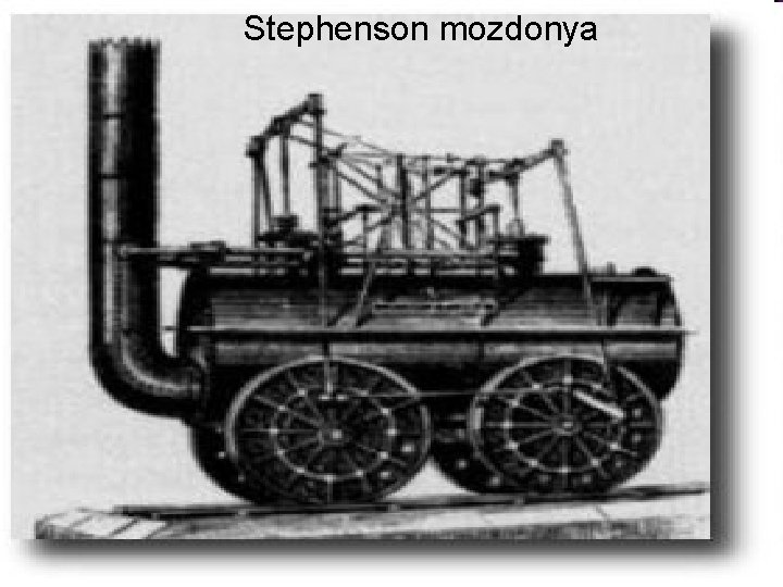 Stephenson mozdonya 