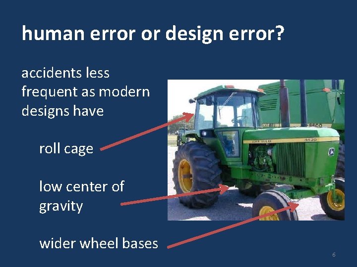 human error or design error? accidents less frequent as modern designs have roll cage human error or design error? accidents less frequent as modern designs have roll cage