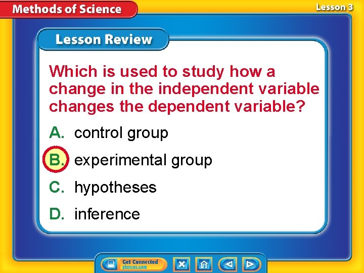 Which is used to study how a change in the independent variable changes the