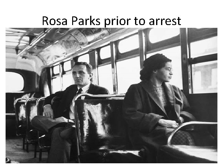 Rosa Parks prior to arrest 