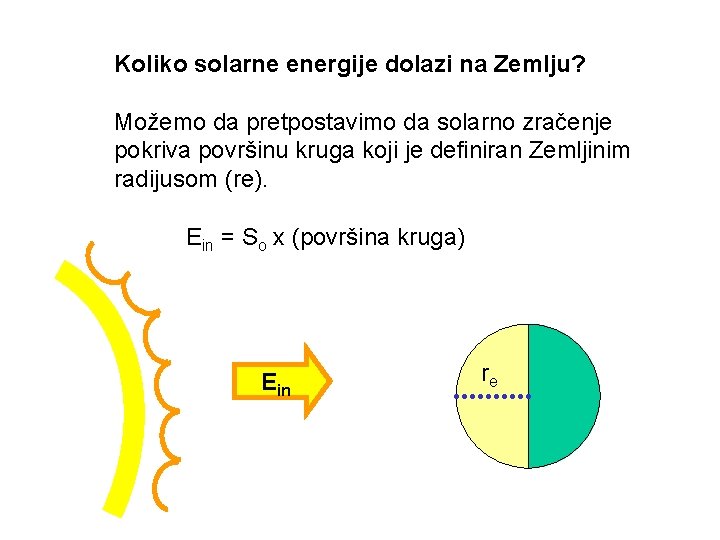 Koliko solarne energije dolazi na Zemlju? Možemo da pretpostavimo da solarno zračenje pokriva površinu