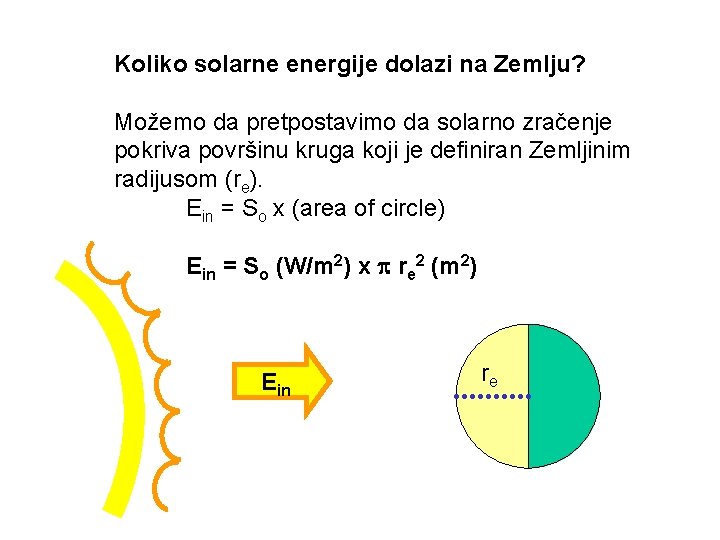 Koliko solarne energije dolazi na Zemlju? Možemo da pretpostavimo da solarno zračenje pokriva površinu