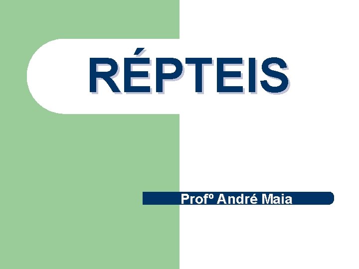 RÉPTEIS Profº André Maia 