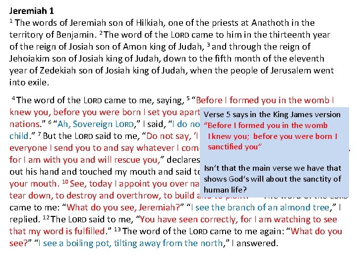 Jeremiah 1 1 The words of Jeremiah son of Hilkiah, one of the priests Jeremiah 1 1 The words of Jeremiah son of Hilkiah, one of the priests