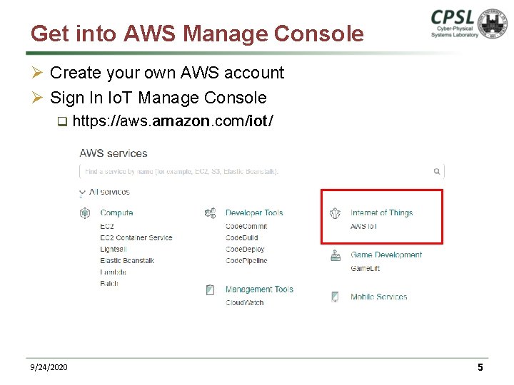 Get into AWS Manage Console Ø Create your own AWS account Ø Sign In