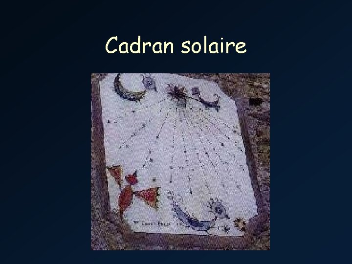 Cadran solaire 