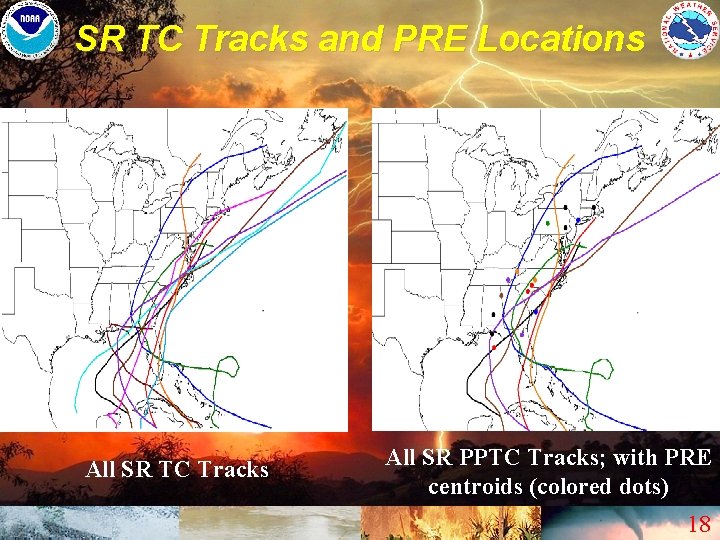 SR TC Tracks and PRE Locations All SR TC Tracks All SR PPTC Tracks;