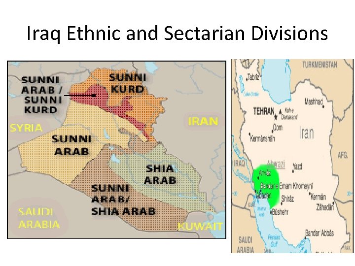 Iraq Ethnic and Sectarian Divisions 