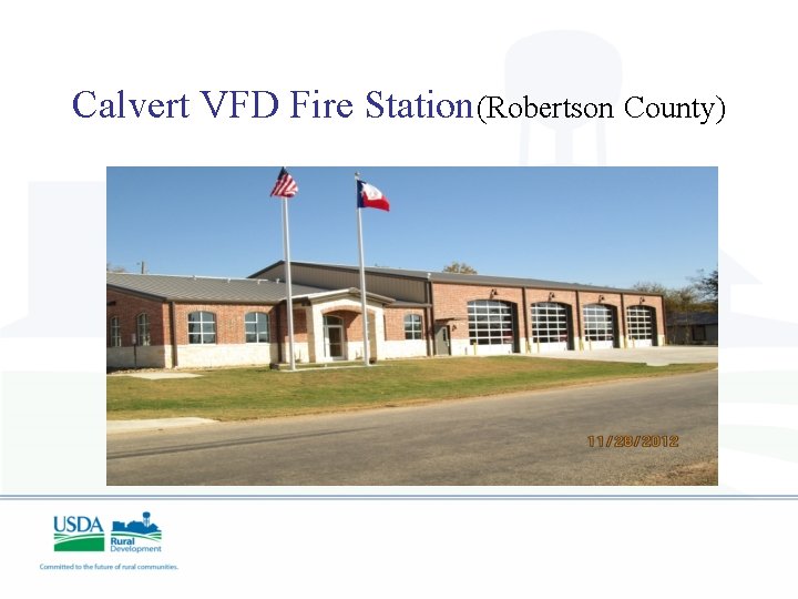 Calvert VFD Fire Station(Robertson County) 