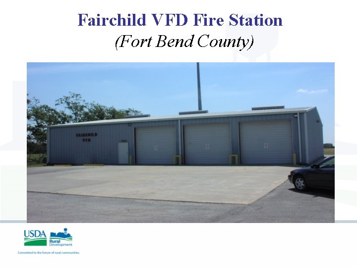 Fairchild VFD Fire Station (Fort Bend County) 