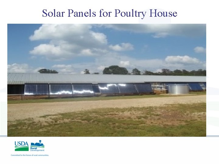 Solar Panels for Poultry House 