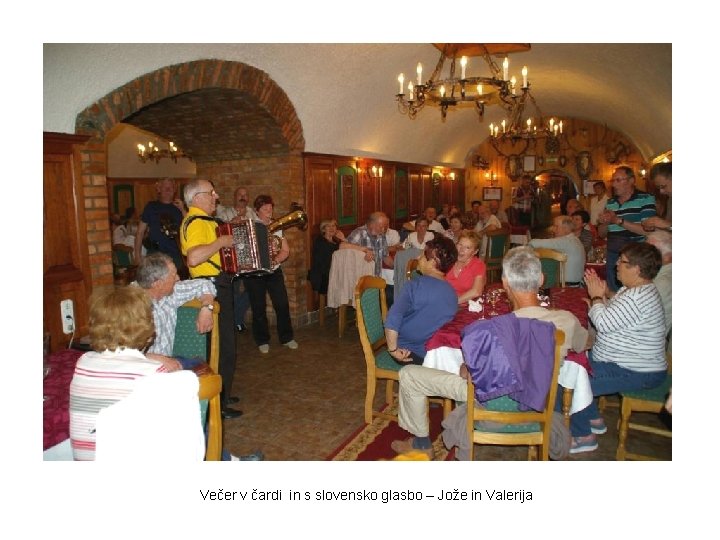 Večer v čardi in s slovensko glasbo – Jože in Valerija 