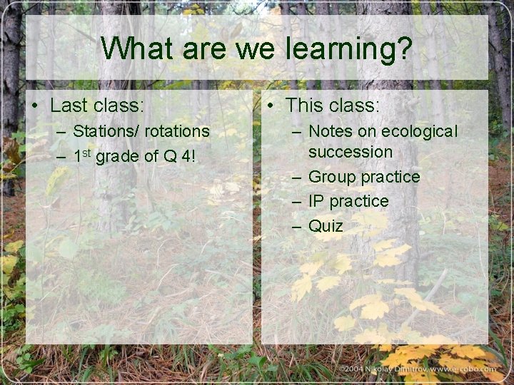 What are we learning? • Last class: – Stations/ rotations – 1 st grade