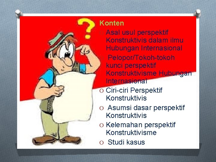 Teori Hubungan Internasional Konstruktivisme Pertemuan 10 Restilia Polii