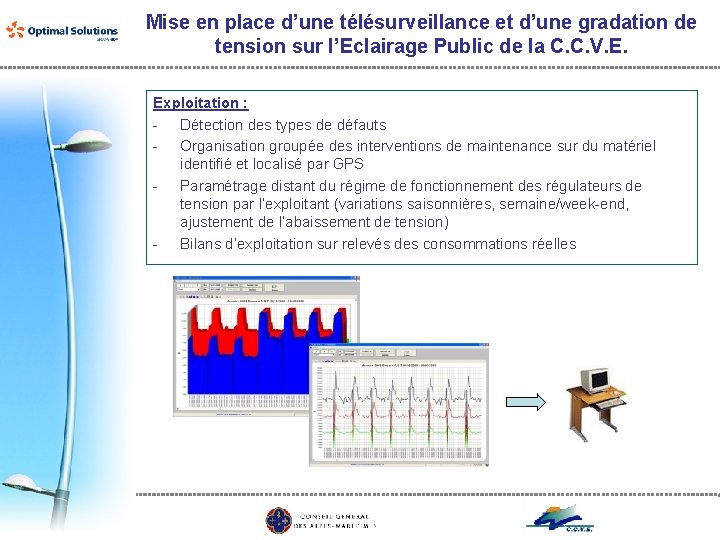 Mise en place d’une télésurveillance et d’une gradation de tension sur l’Eclairage Public de