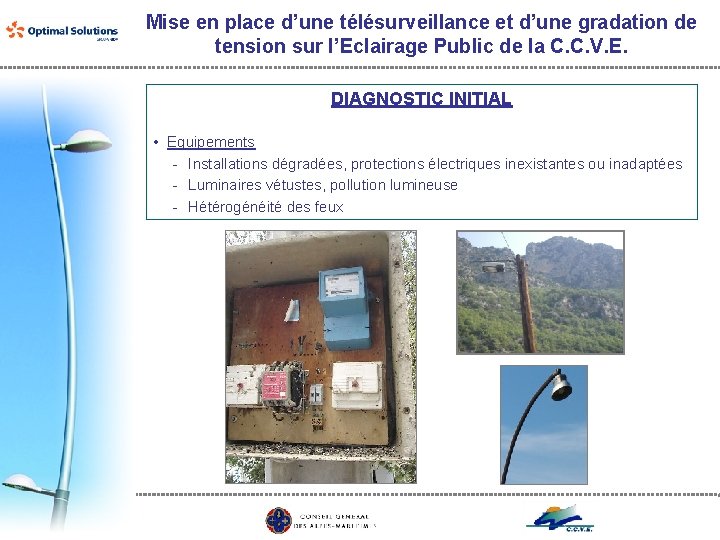 Mise en place d’une télésurveillance et d’une gradation de tension sur l’Eclairage Public de