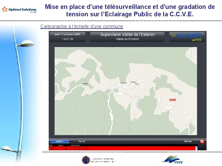 Mise en place d’une télésurveillance et d’une gradation de tension sur l’Eclairage Public de