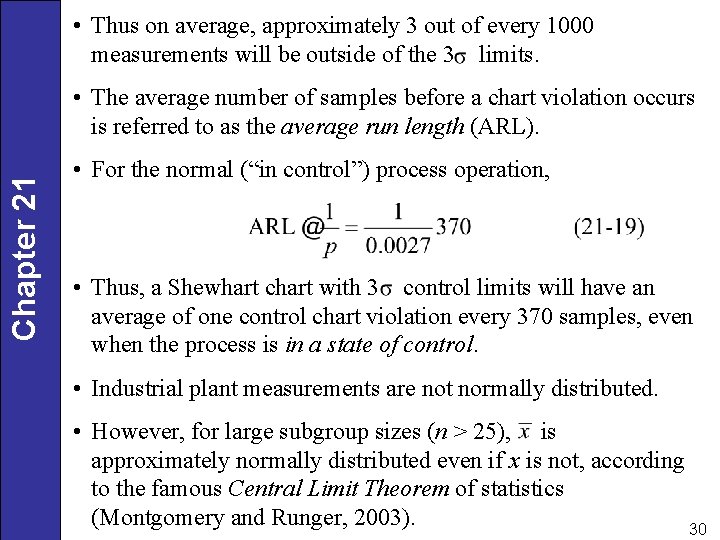  • Thus on average, approximately 3 out of every 1000 measurements will be