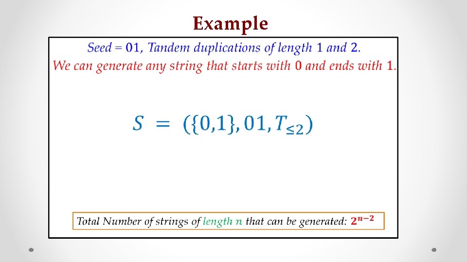 Example • z s 