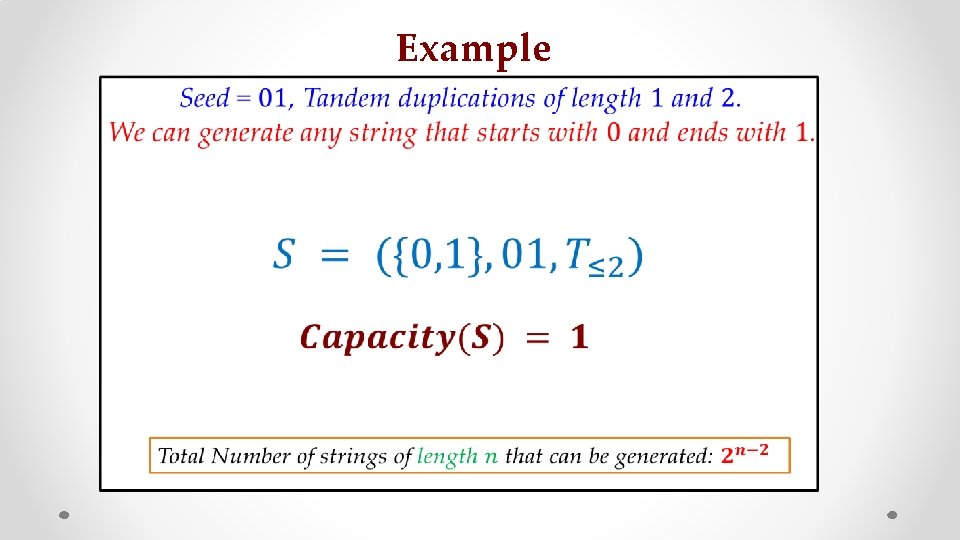 Example • s z 