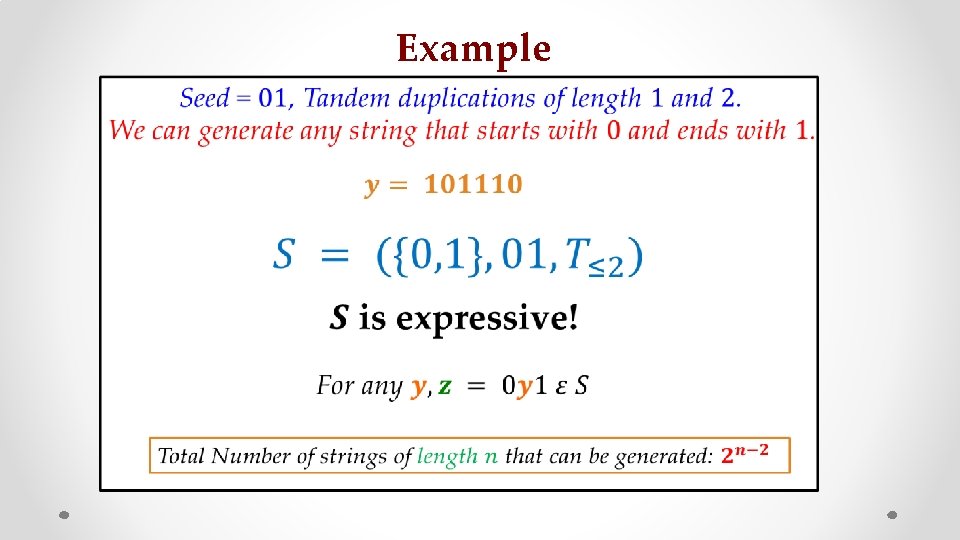 Example • z s 