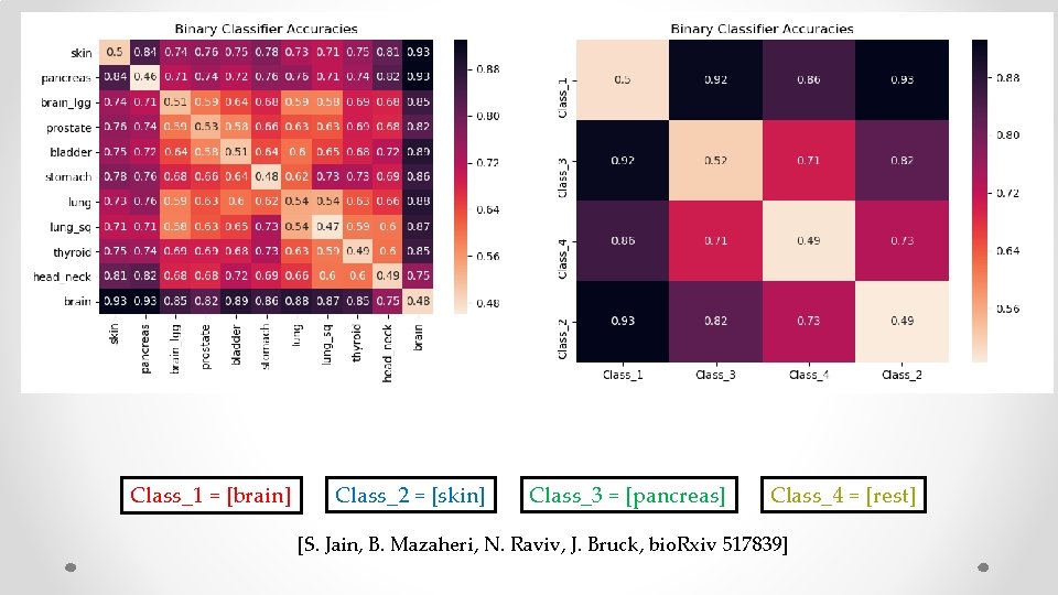 Class_1 = [brain] Class_2 = [skin] Class_3 = [pancreas] Class_4 = [rest] [S. Jain,