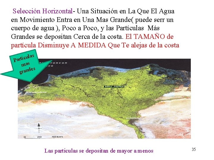 Selección Horizontal- Una Situación en La Que El Agua en Movimiento Entra en Una