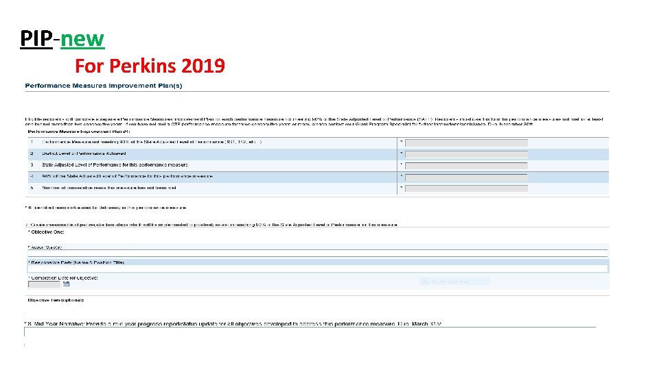 PIP-new For Perkins 2019 