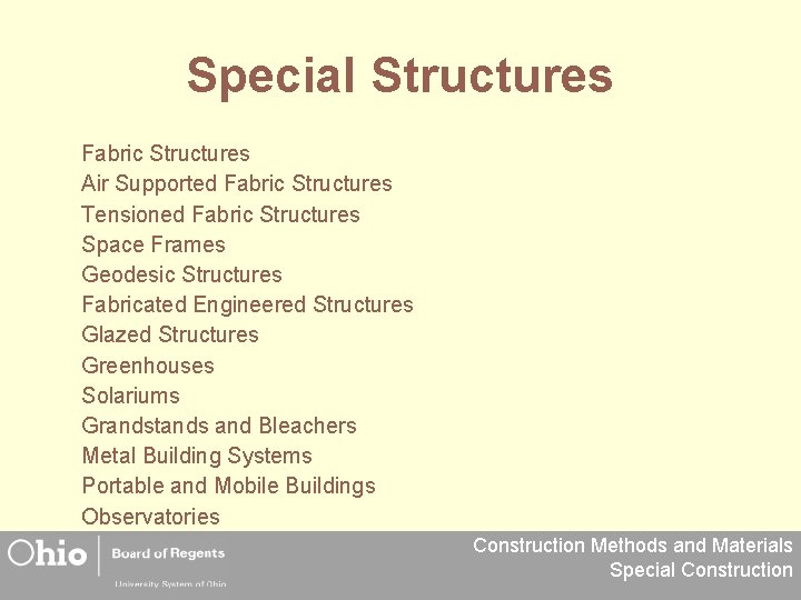 Special Structures Fabric Structures Air Supported Fabric Structures Tensioned Fabric Structures Space Frames Geodesic