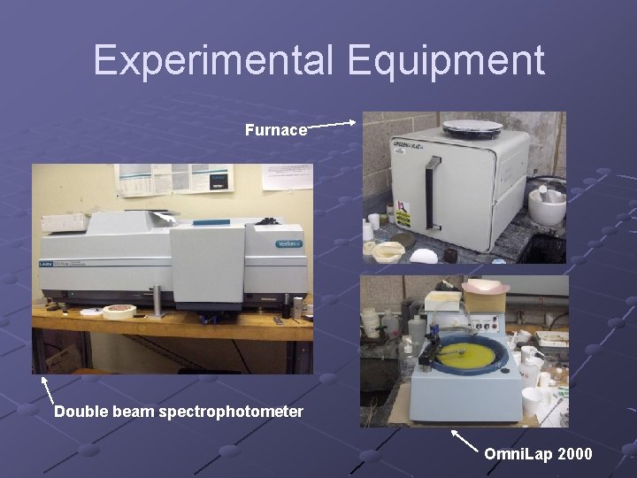 Experimental Equipment Furnace Double beam spectrophotometer Omni. Lap 2000 